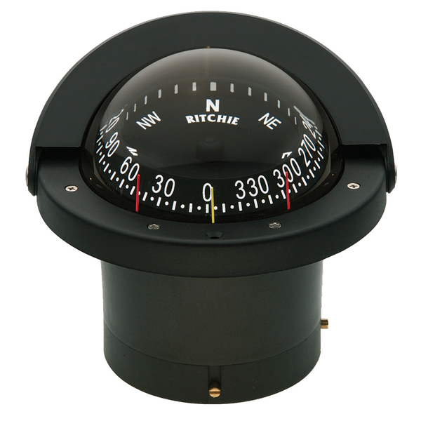 Ritchie Fn-203 Navigator Compass Flush Mount - Black FN-203